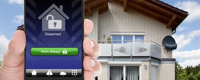 alarm app that controls residential alarm system